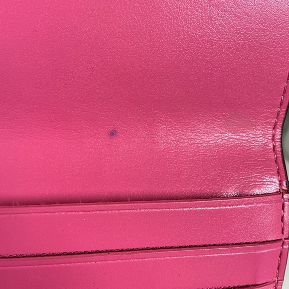 Coach‎ 39745 Pink Fuchsia Leather Women's Wallet - Picture 7 of 10